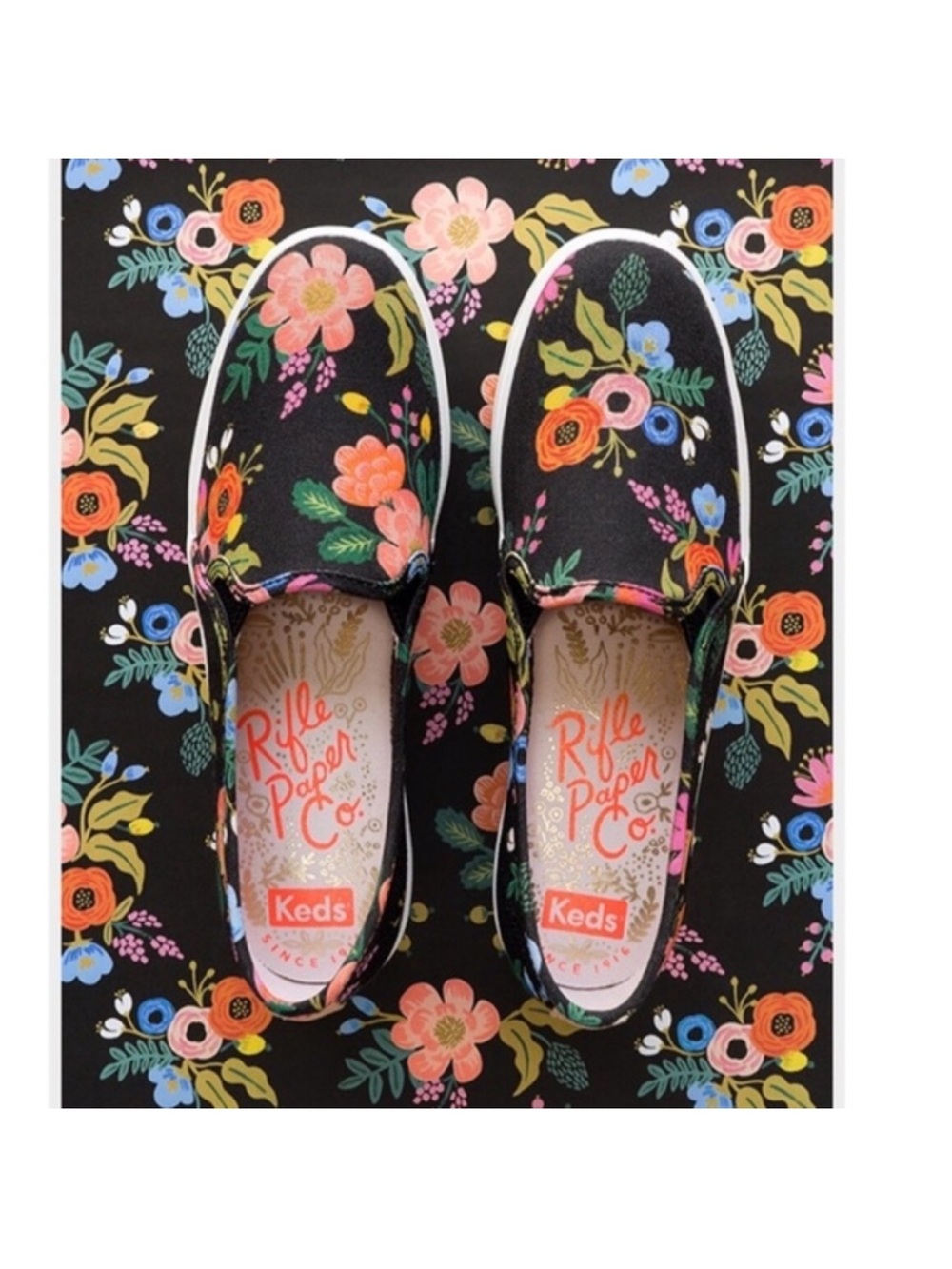 Keds/Rifle Paper Co. Triple Decker Floral Sneakers